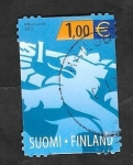 Stamps Finland -  1557 - León heráldico