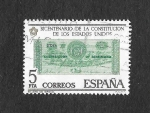 Stamps Spain -  Edf 2324 - Bicentenario de la Independencia de los Estados Uniddos