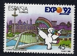 Stamps Spain -  Exposicion universal Sevilla 92