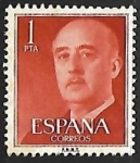 Stamps Spain -  Franco, General