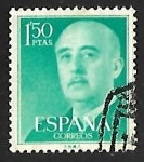 Stamps Spain -  Franco, General