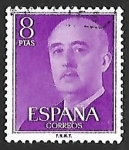 Stamps Spain -  Franco, General