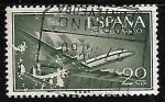 Stamps Spain -  Superconstellation and 'Santa Maria'