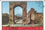 Stamps United Arab Emirates -  RUINAS DE POMPEIA
