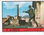 Stamps United Arab Emirates -  PANORÁMICA DE POMPEYA