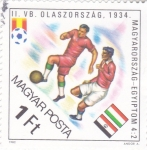 Stamps Hungary -  CAMPEONATO MUNDIAL DE FUTBOL