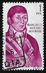 Stamps Spain -  Forjadores de America - Francisco Antonio Mourelle