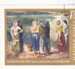 Stamps Hungary -  PINTURA-campesinas