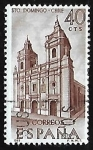 Stamps Spain -  Forjadores de América - Convento de Sto Domingo  (Santiago de Chile)