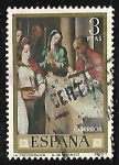 Stamps Spain -  Dia del sello - Luis Morales 