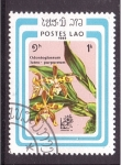 Stamps Laos -  serie- Orquídeas