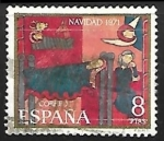 Stamps Spain -  Navidad 1971