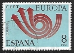 Stamps Spain -  Europa CEPT -Diseño propuesto por la CEPT