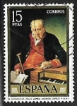 Stamps Spain -  Vicente López Portaña - 