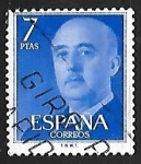 Stamps Spain -  General Franco