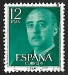 Stamps Spain -  General Franco