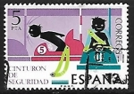 Stamps Spain -  Seguridad Vial - Cinturón de seguridad 