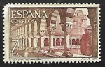 Stamps Spain -  Monasterio de San Pedro de Cardeña  - Claustro
