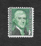 Stamps United States -  1278 - Thomas Jefferson