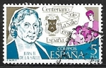 Stamps Spain -  Centenario de La Salle - Juan Bautista de La Salle