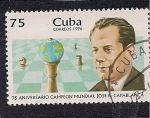 Stamps Cuba -  Ajedrez-Capablanca