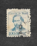 Stamps Brazil -  990 - Antônio Gonçalves Dias 