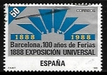 Stamps Spain -  I Centenario de la Exposición Universal de Barcelona