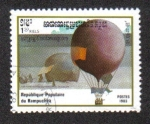Stamps Cambodia -  200 ° aniversario del vuelo en globo