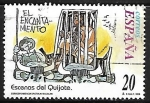 Stamps Spain -  Escenas del Quijote - El encantamiento