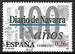 Stamps Spain -  Diario centenario - Diario de Navarra (Pamplona)