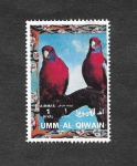 Stamps United Arab Emirates -  Mi1255A - Aves