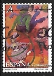 Stamps Spain -  El circo - obras de Manolo Élices