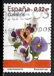 Stamps Spain -  Flora y Fauna - Pensamiento