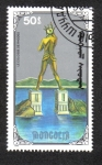 Stamps Mongolia -  7 maravillas del mundo antiguo, El Coloso de Rodas