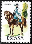 Stamps Spain -  Uniformes militares - Regimiento de Montesa