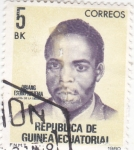 Stamps Equatorial Guinea -  presidente Obiang Ngema