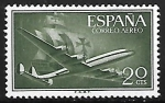 Stamps Spain -  Superconstellation and 'Santa Maria'