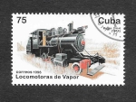 Stamps Cuba -  3768 - Locomotora de Vapor