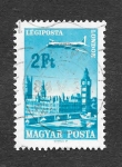 Stamps Hungary -  C268 - Aerolíneas Hungaras
