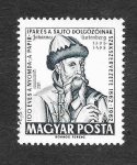 Stamps Hungary -  1455 - Centenario de Impresores