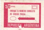 Stamps Argentina -  CODIGOS POSTALES