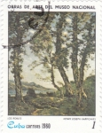 Stamps Cuba -  OBRAS DE ARTE DEL MUSEO NACIONAL 