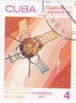 Stamps Cuba -  AERONAUTICA- SATÉLITE FRANCES D1 