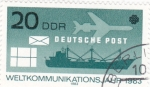 Stamps Germany -  COMUNICACIONES POR TODO EL MUNDO 
