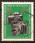 Stamps Germany -  830 - Feria de Lepzig, cámaras fotográficas