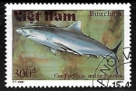 Stamps Vietnam -  Grey Reef Shark 