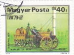 Stamps Hungary -  TREN LIVERPOOL-MANCHESTER 