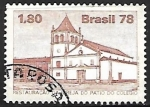 Stamps Brazil -  Restauración de la Iglesia del Patio del Colegio