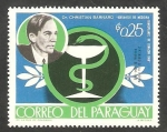 Stamps Paraguay -  Christian Barnard, cirujano