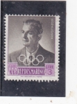 Stamps San Marino -  ALBERTO BONACOSSA-dirigente deportivo